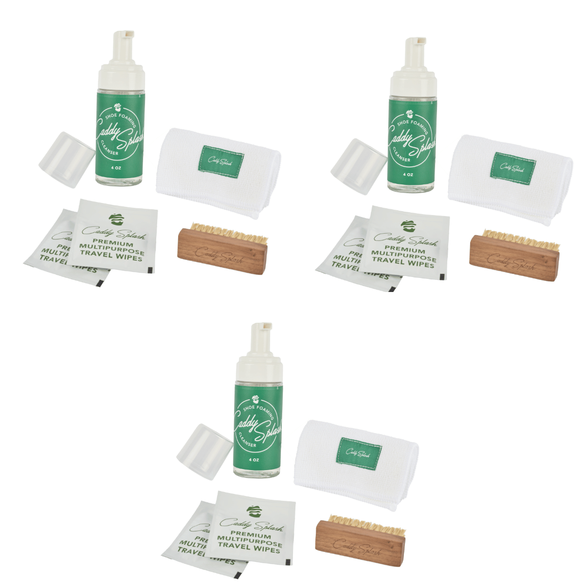 Ultimate Golf Shoe Cleaner Kit – On-the-Go Foaming Cleanser & Wipes - The Golf Club Trader