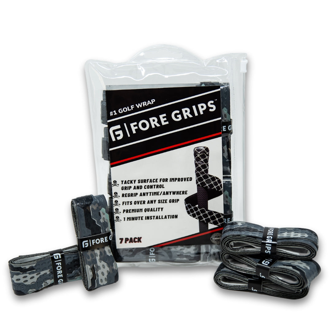 Fore Golf Grey Camo V2 Golf Grip Wrap