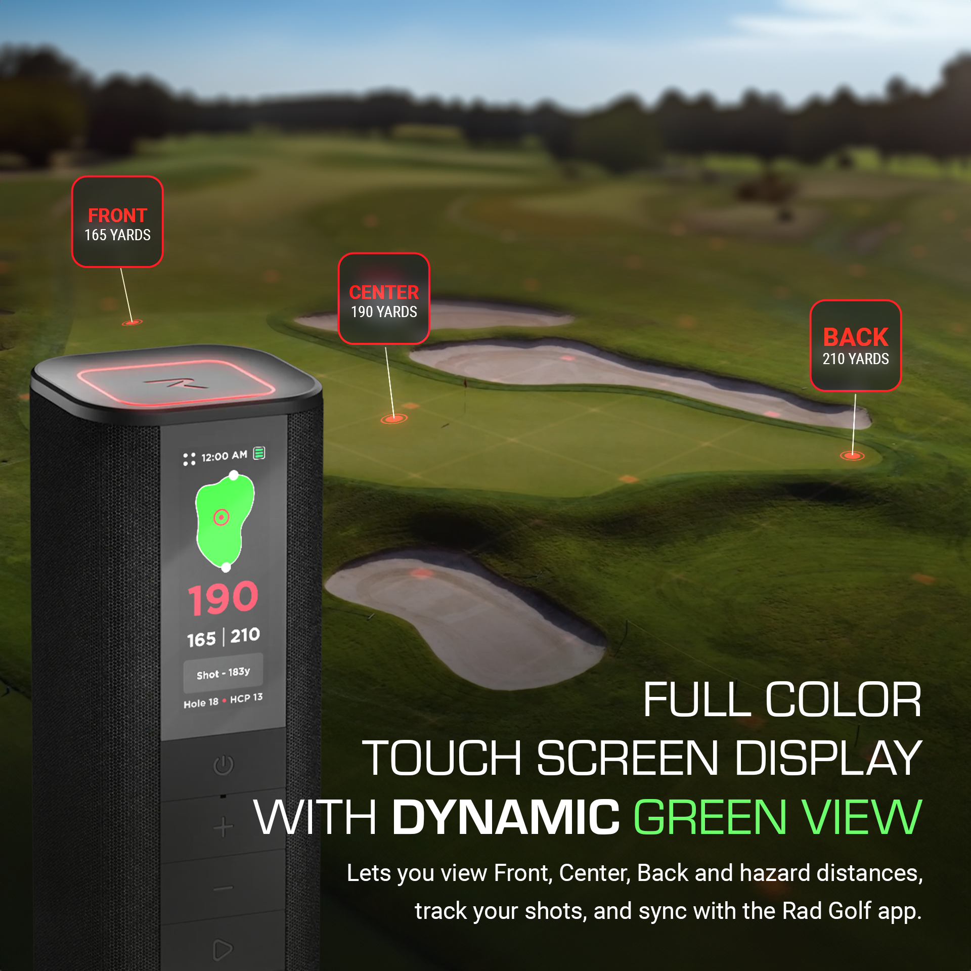 Rad Golf SOUND PRO GPS Golf Speaker