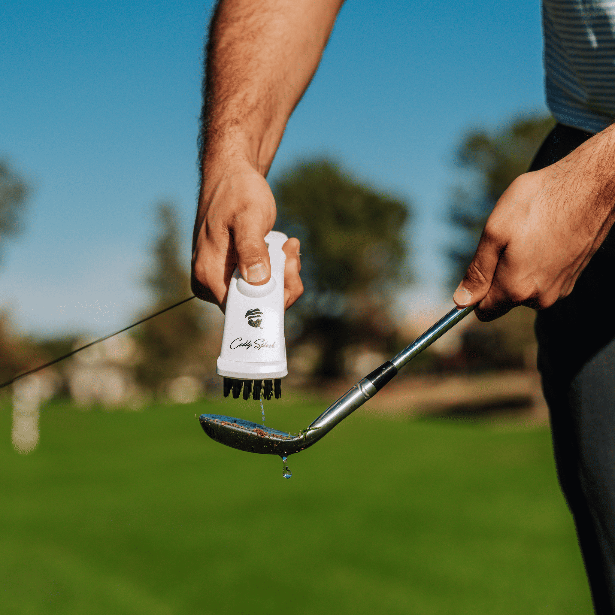 Golf Club Water Brush Pro - Ice White - The Golf Club Trader