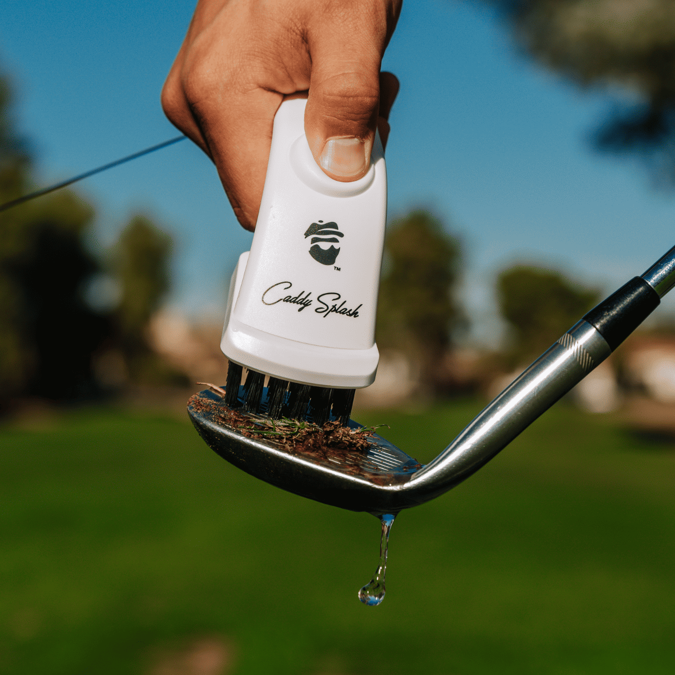 Golf Club Water Brush Pro - Ice White - The Golf Club Trader