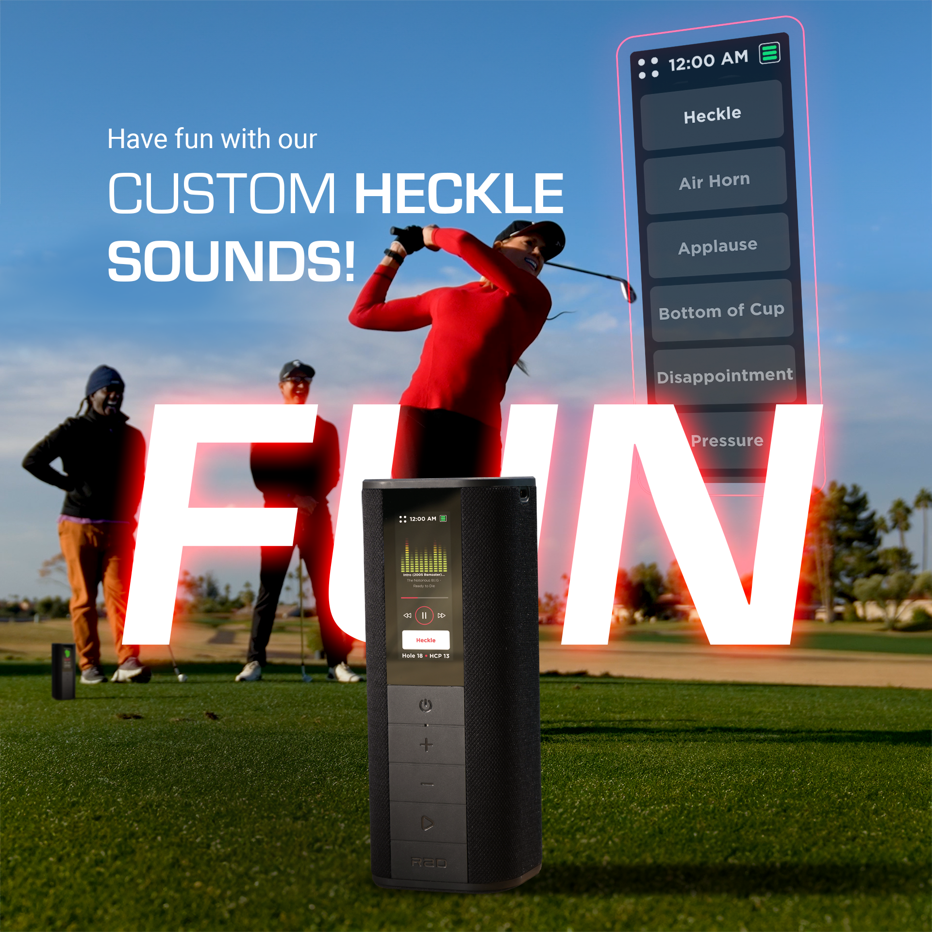 Rad Golf SOUND PRO GPS Golf Speaker