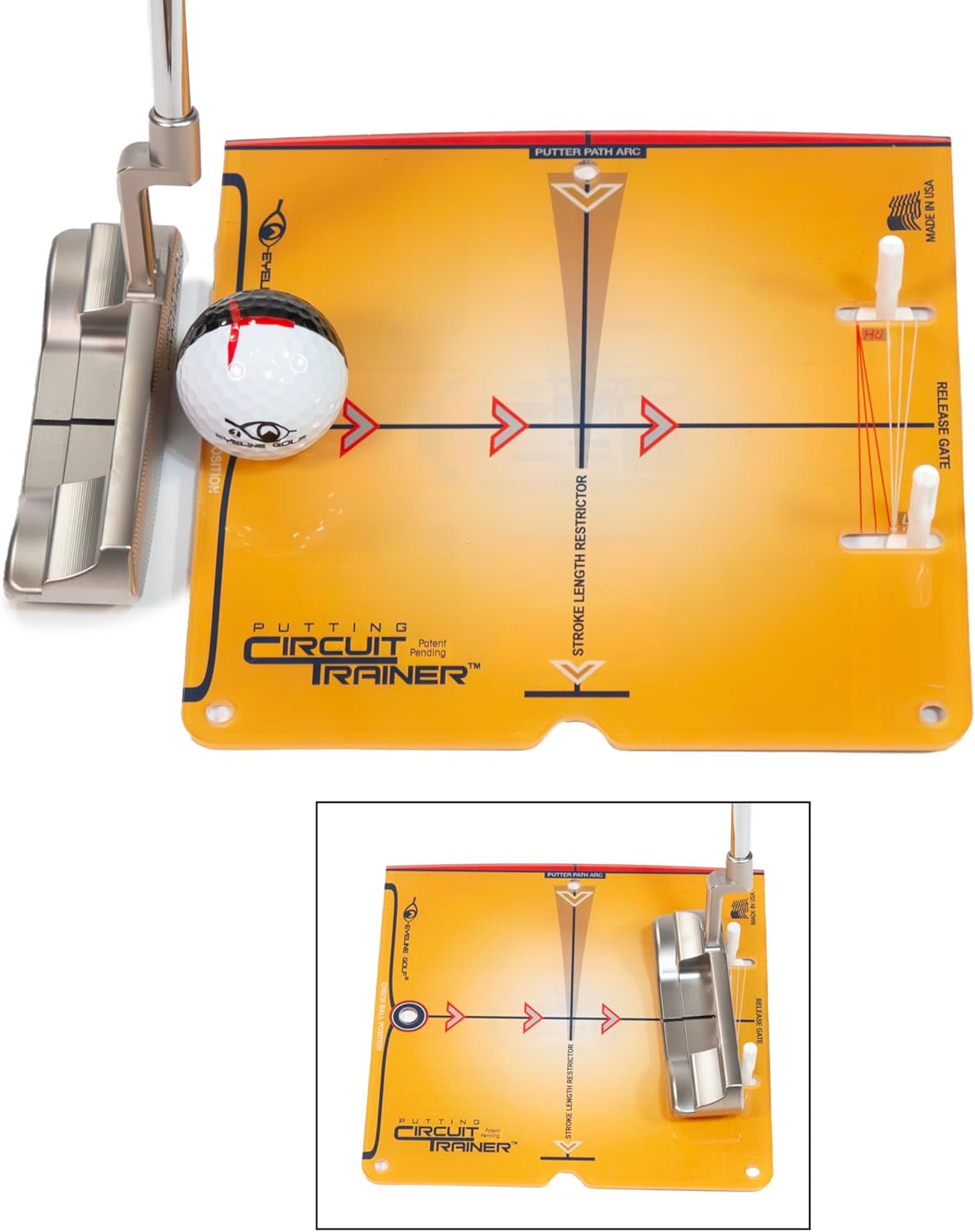 PUTTING CIRCUIT TRAINER - YELLOW TRAINER