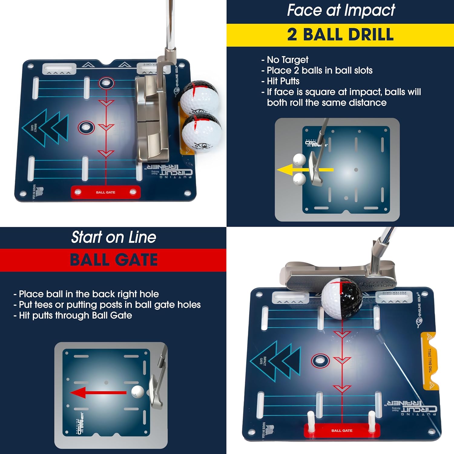 PUTTING CIRCUIT TRAINER - BLUE TRAINER