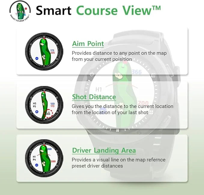 Voice Caddie A3 Hybrid GPS Watch With Slope