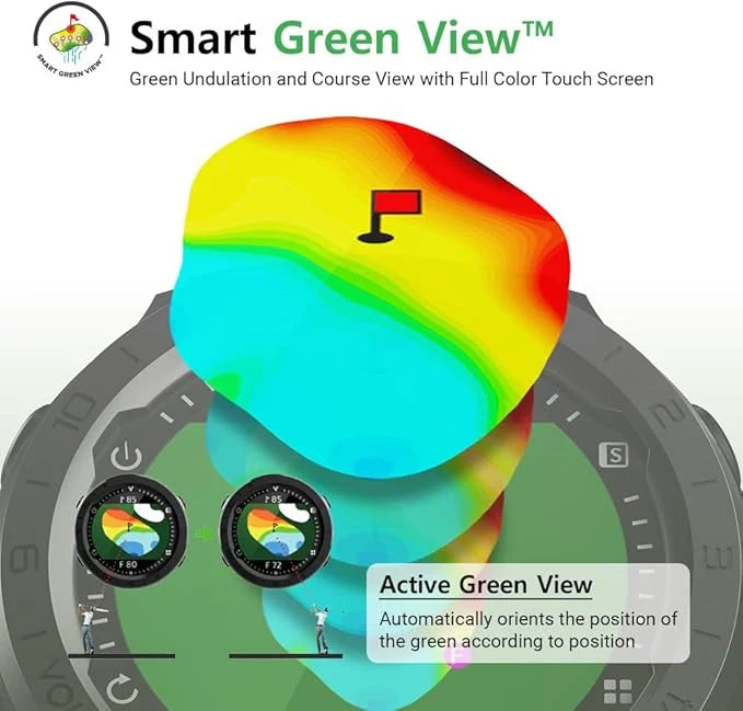 Voice Caddie A3 Hybrid GPS Watch With Slope