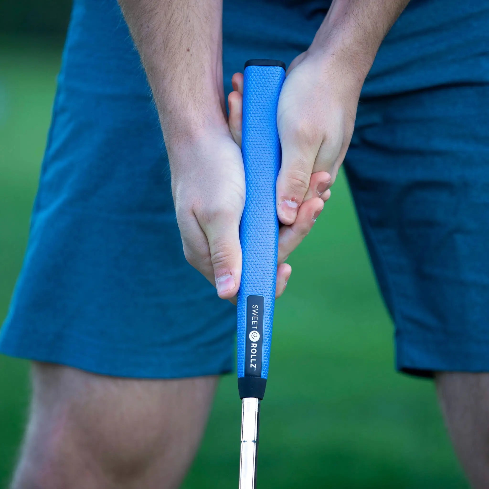 Sweet Rollz Back Pin Blue Putter Grip - Midsize - The Golf Club Trader