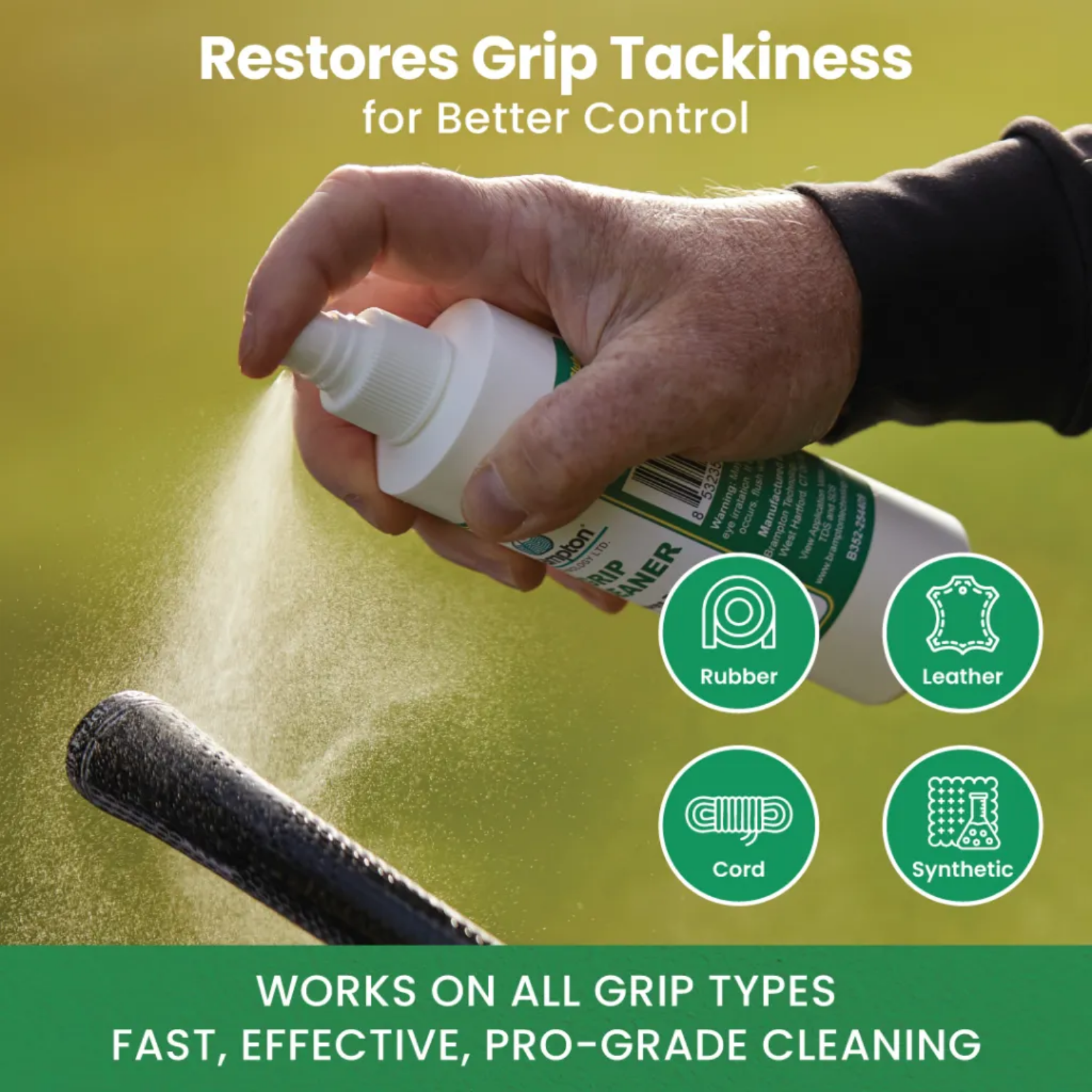 Brampton Golf Grip Cleaner Spray - 8oz