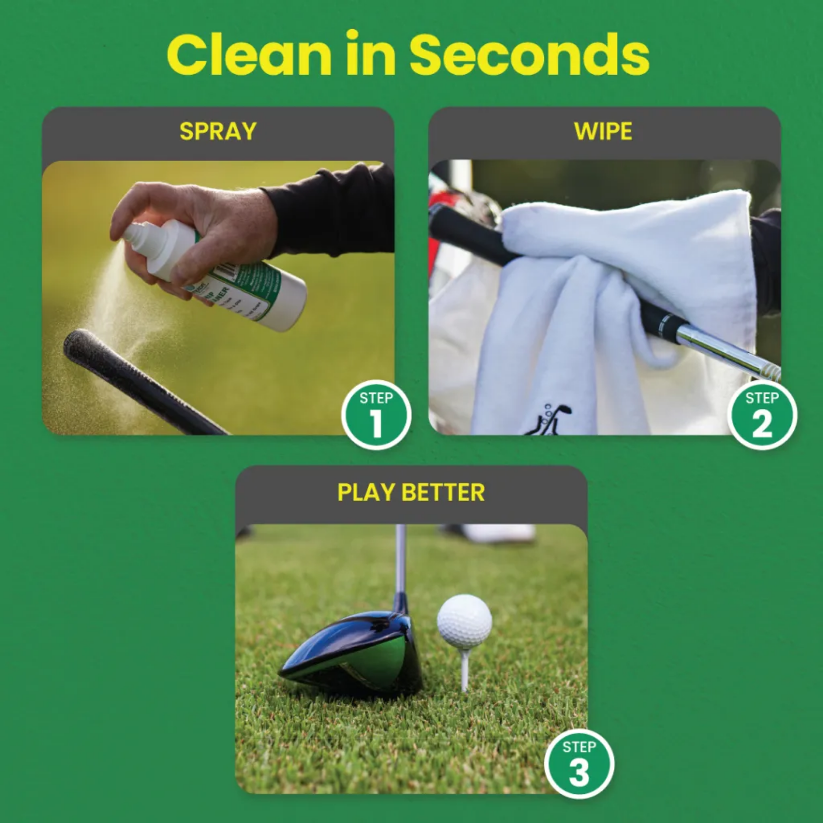 Brampton Golf Grip Cleaner Spray - 8oz