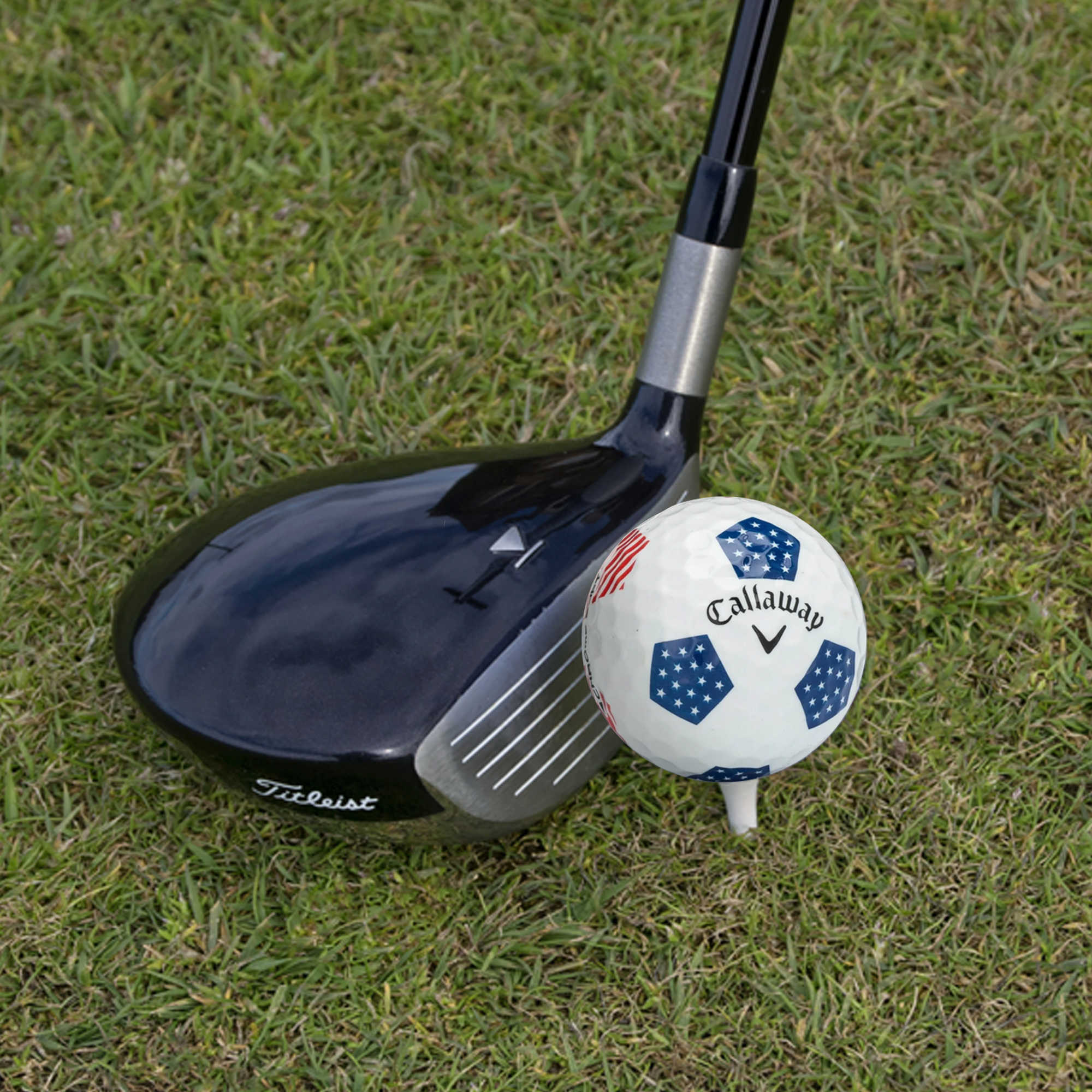 Used Callaway Chromesoft Truvis Team USA Golf Balls - 1 Dozen