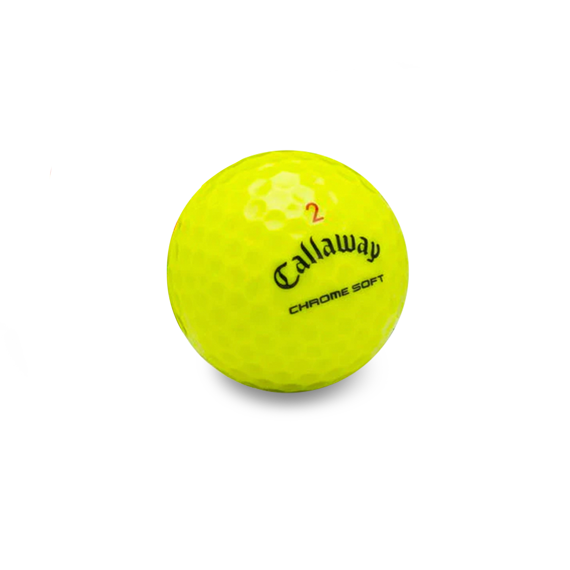 Used Callaway Chrome Soft Triple Track Yellow - 1 Dozen