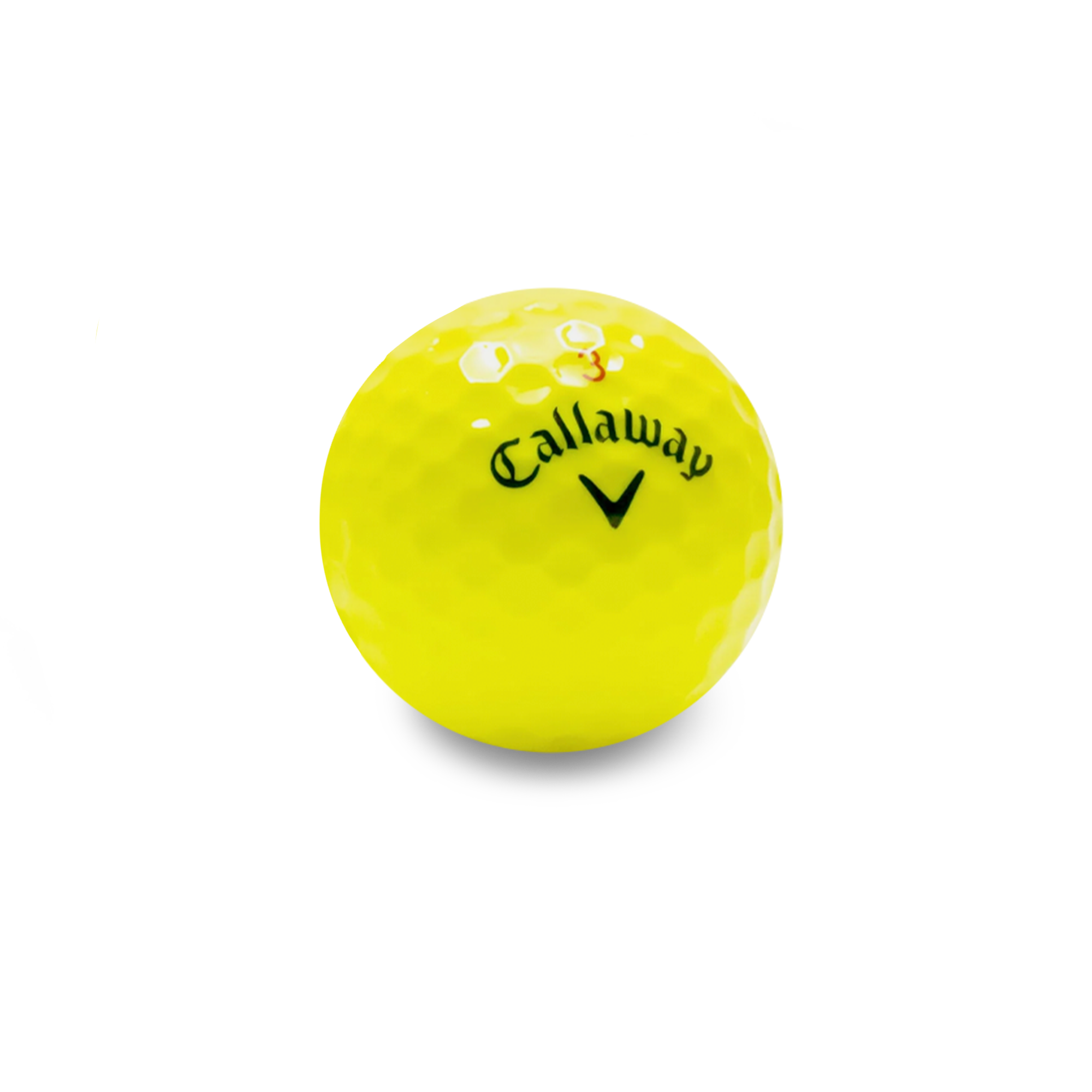 Used Callaway Chrome Soft X Yellow Golf Balls - 1 Dozen