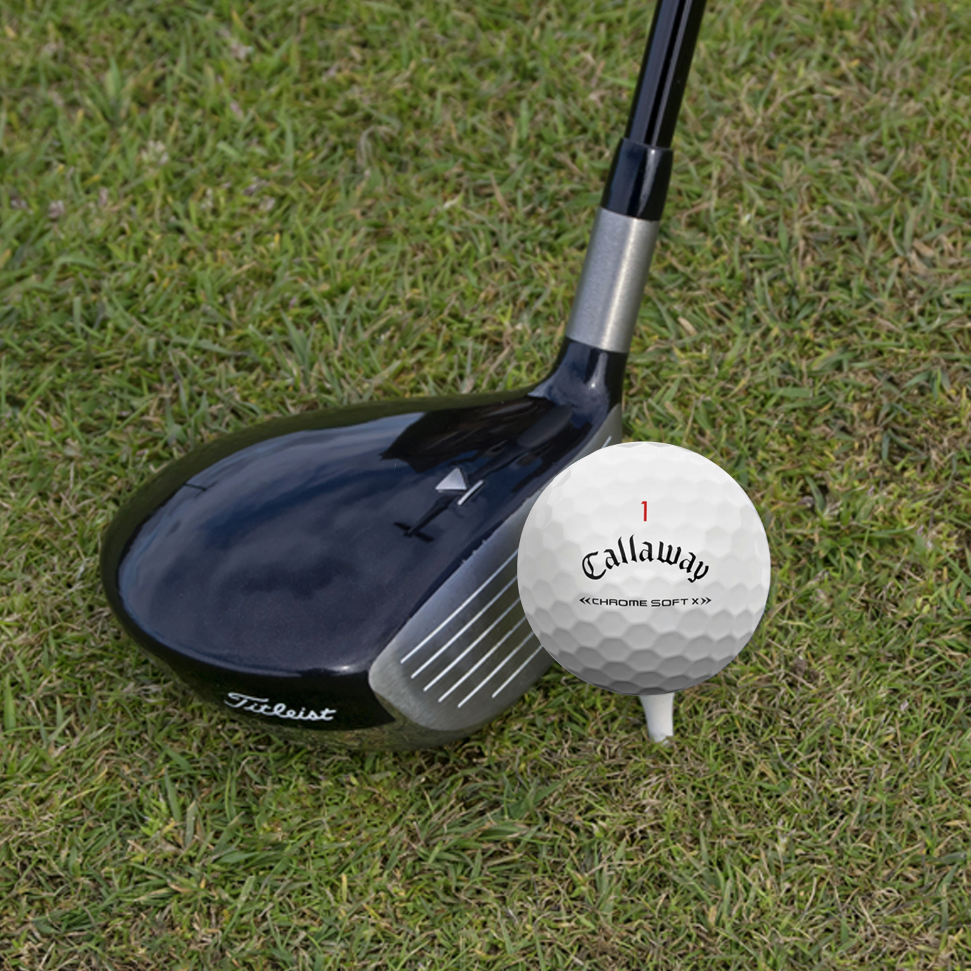 Used Callaway Chromesoft X Triple Track Golf Balls - 1 Dozen