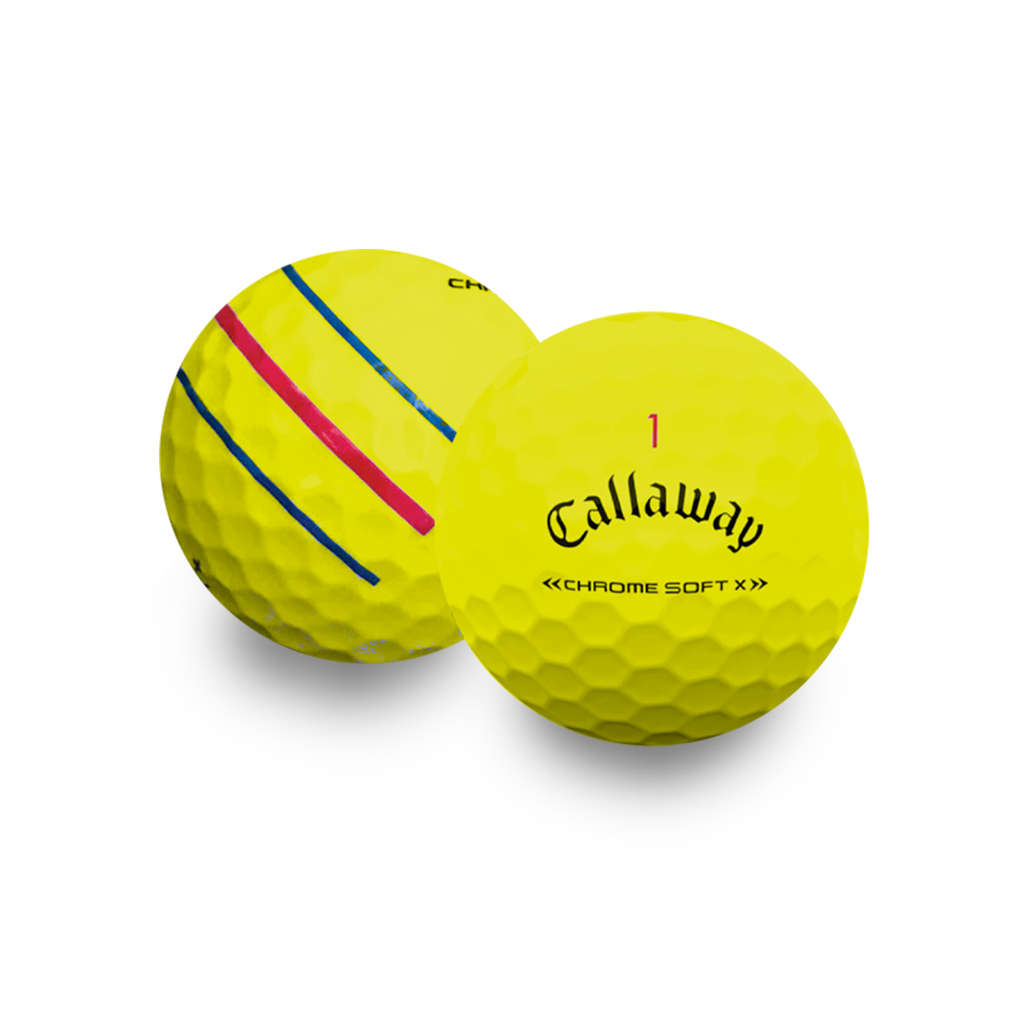 Used Callaway Chromesoft X Triple Track Golf Balls - 1 Dozen