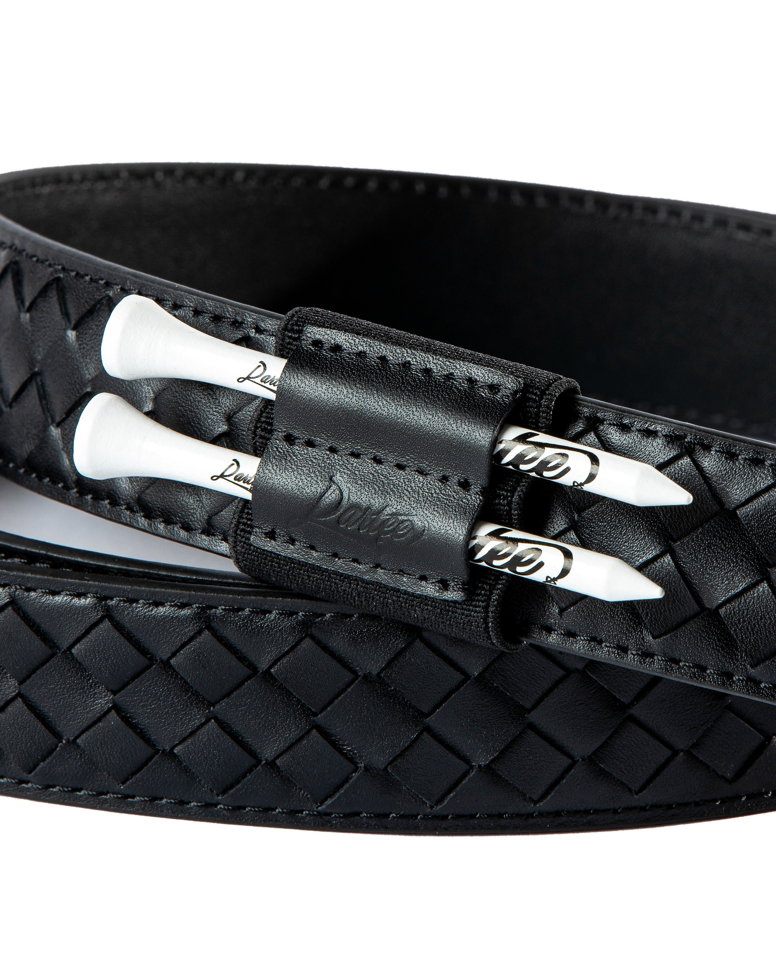 Dartee Golf Black Braid Belt