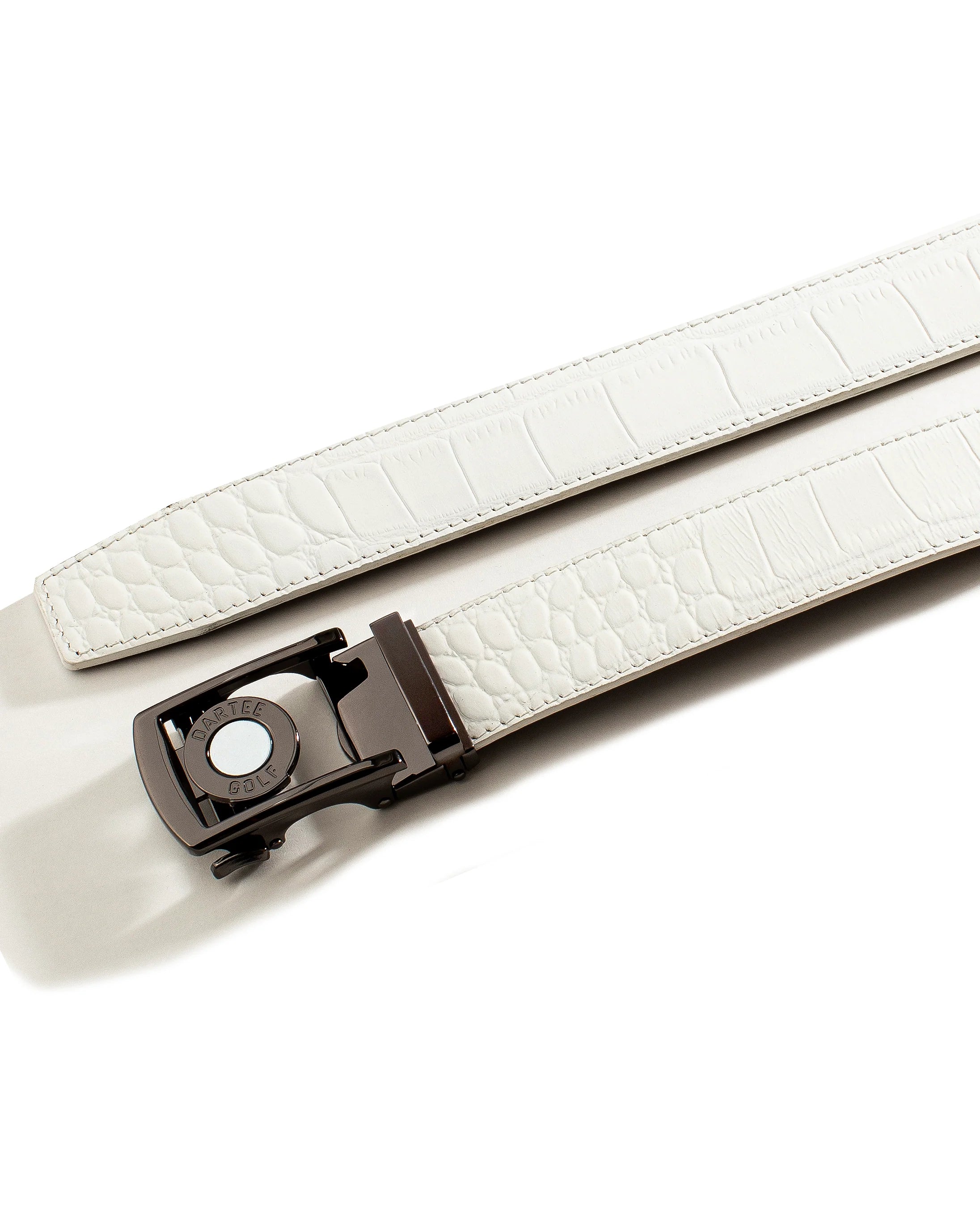 Dartee Golf Albino Gator Belt