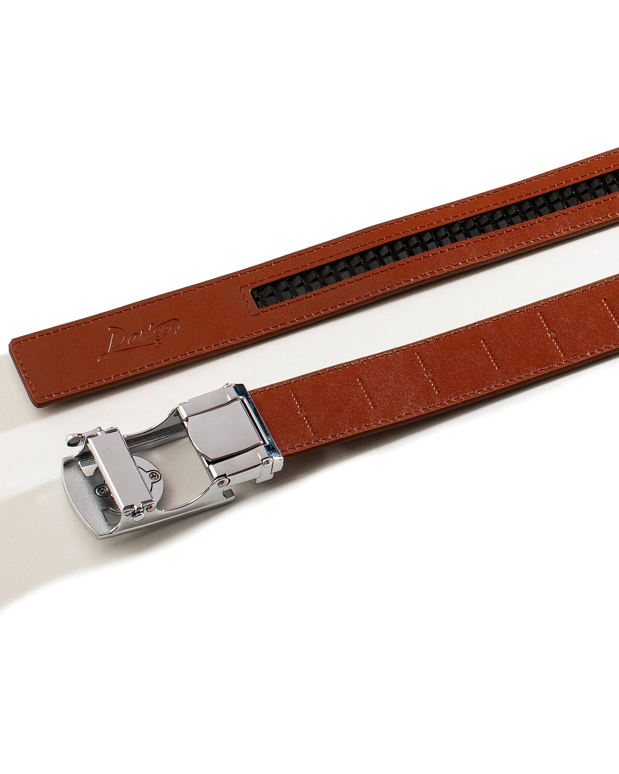 Dartee Golf Brown Braid Belt