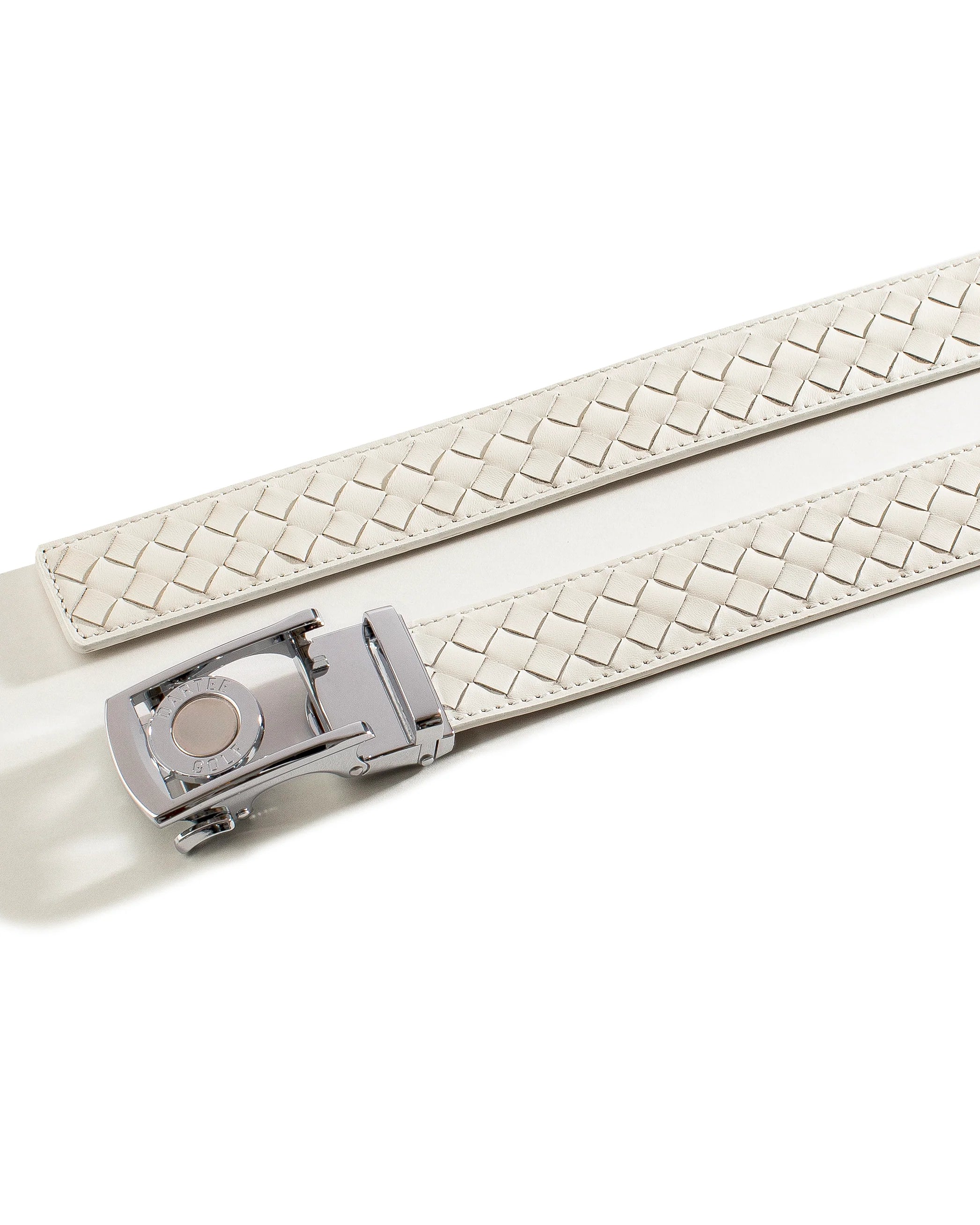 Dartee Golf White Braid Belt