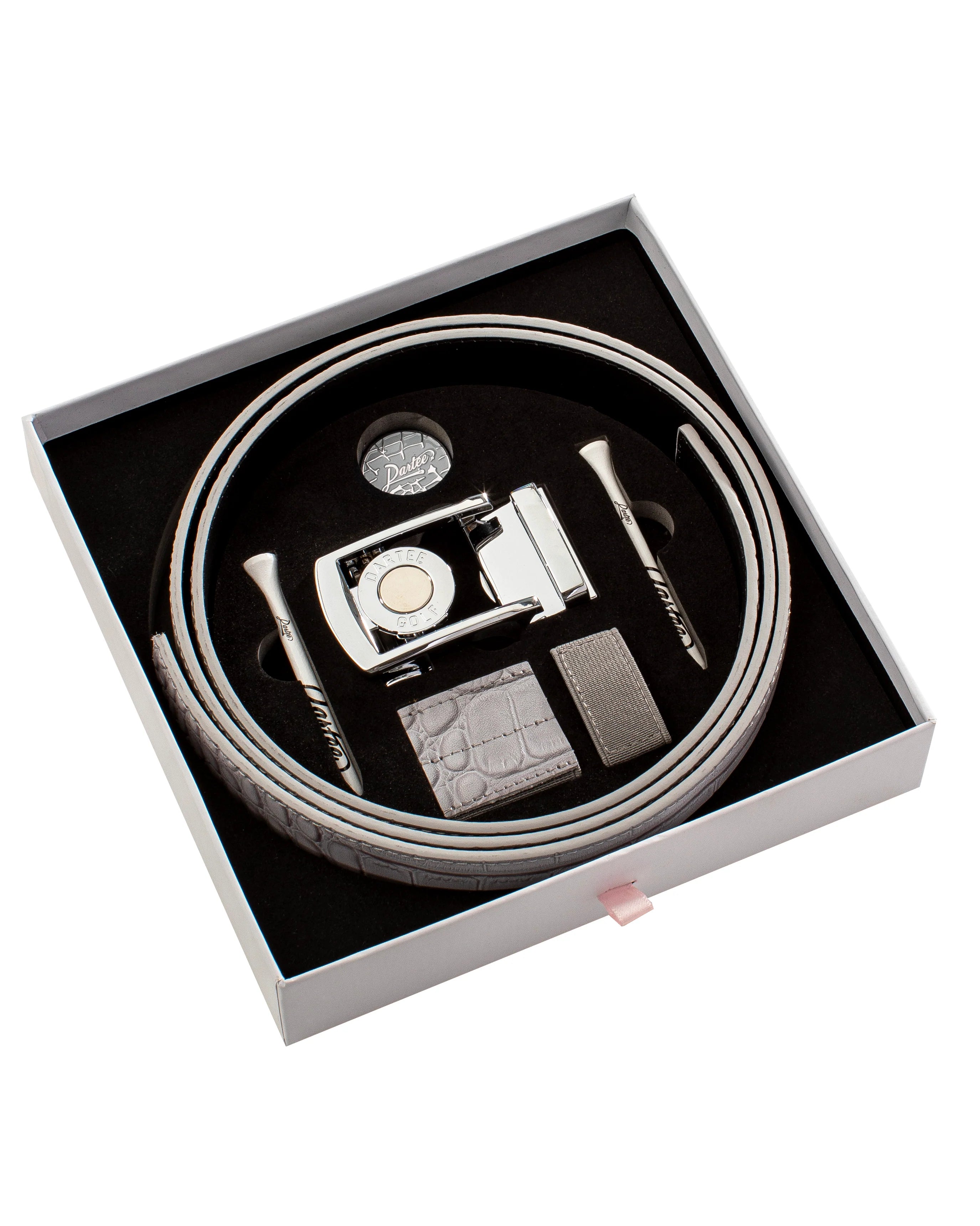 Dartee Golf Gray Eyed Gator Belt