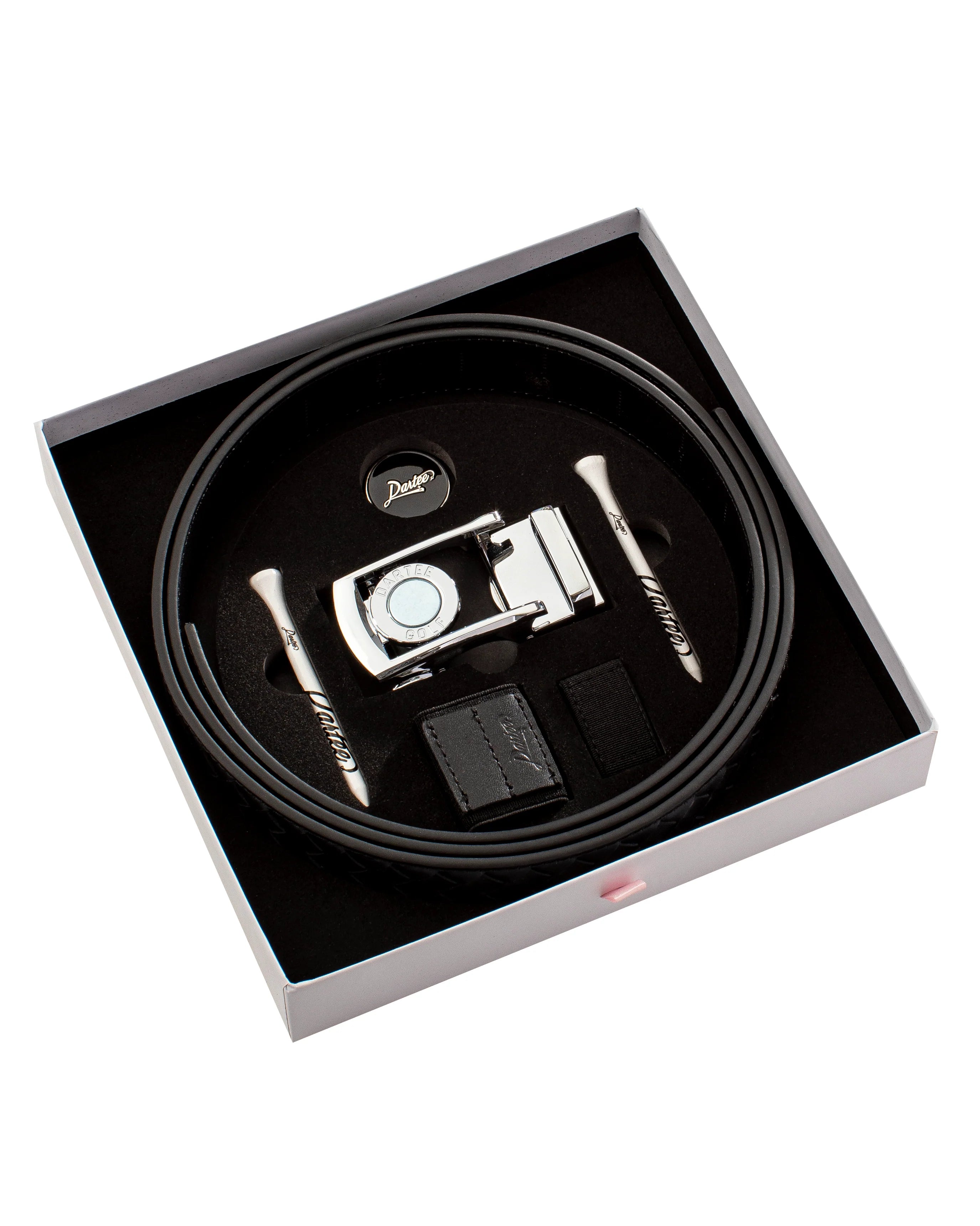 Dartee Golf Black Braid Belt