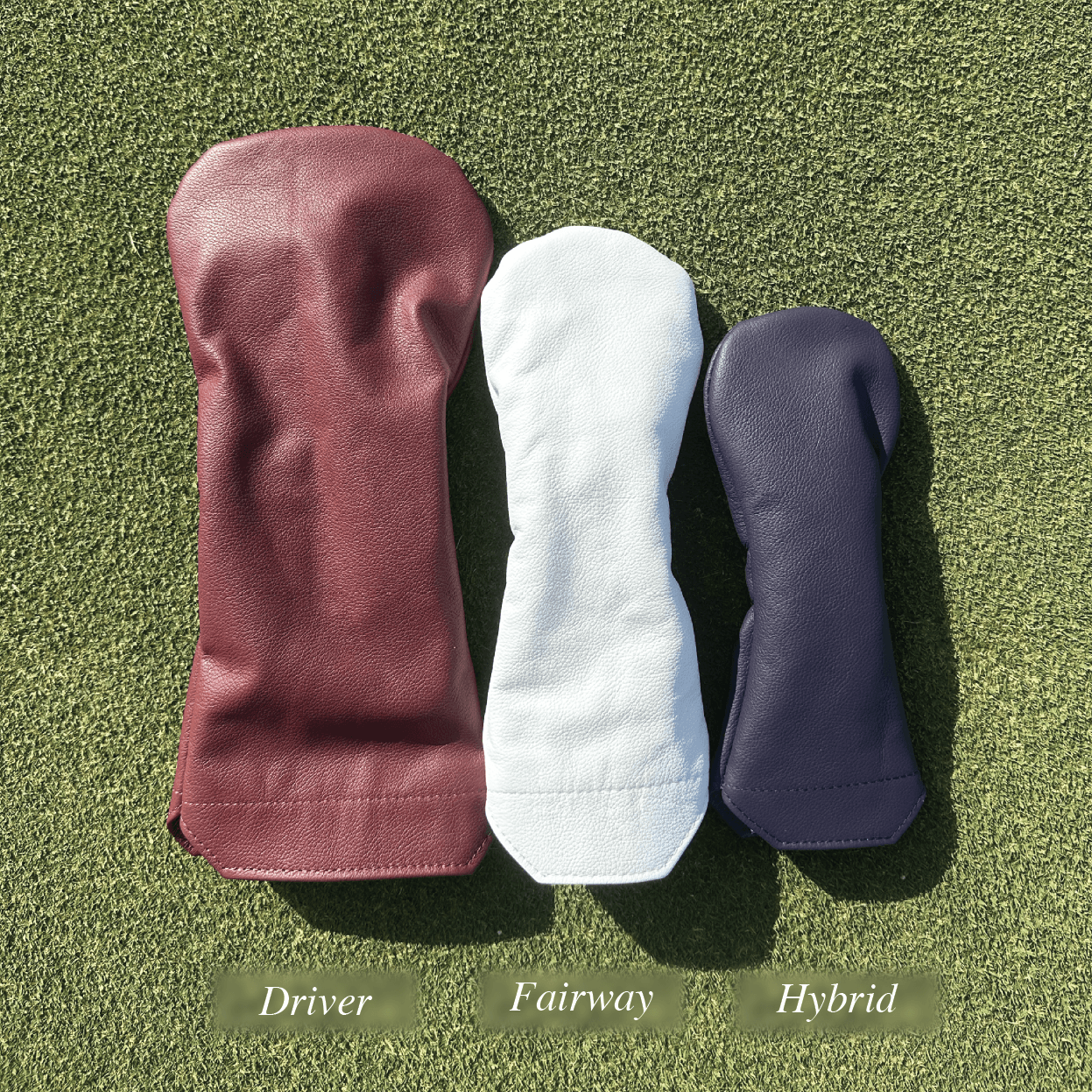 Winston Collection Solid Fairway Premium Leather Headcover