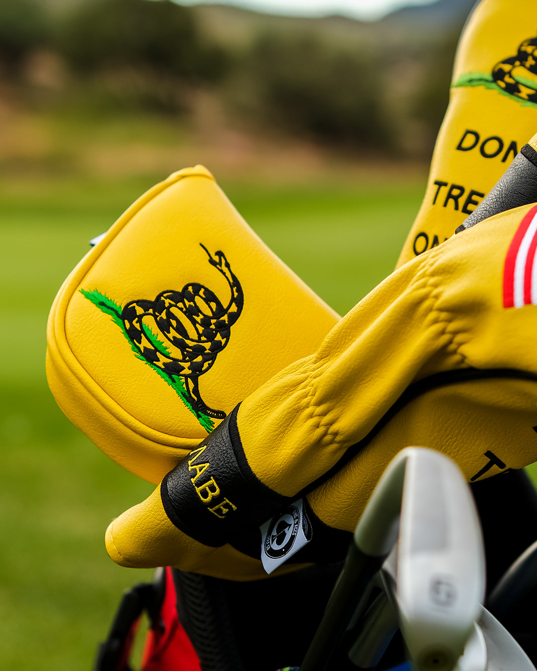 Don't Tread on Me - Mallet Putter Cover - The Golf Club Trader