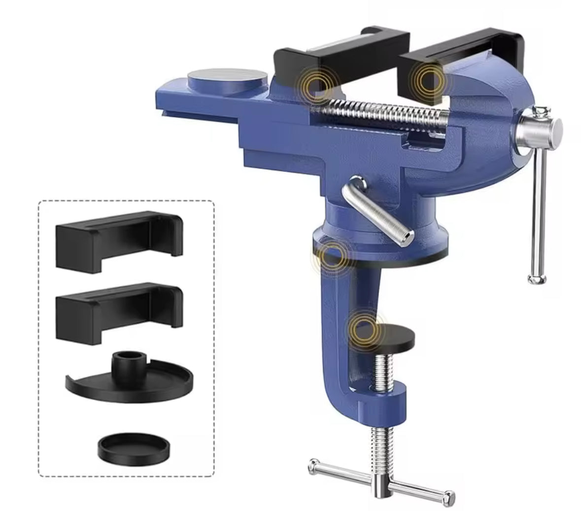 Golf Club Bench Vise Clamp With Bench Clamp for Re-Gripping & Club Repair