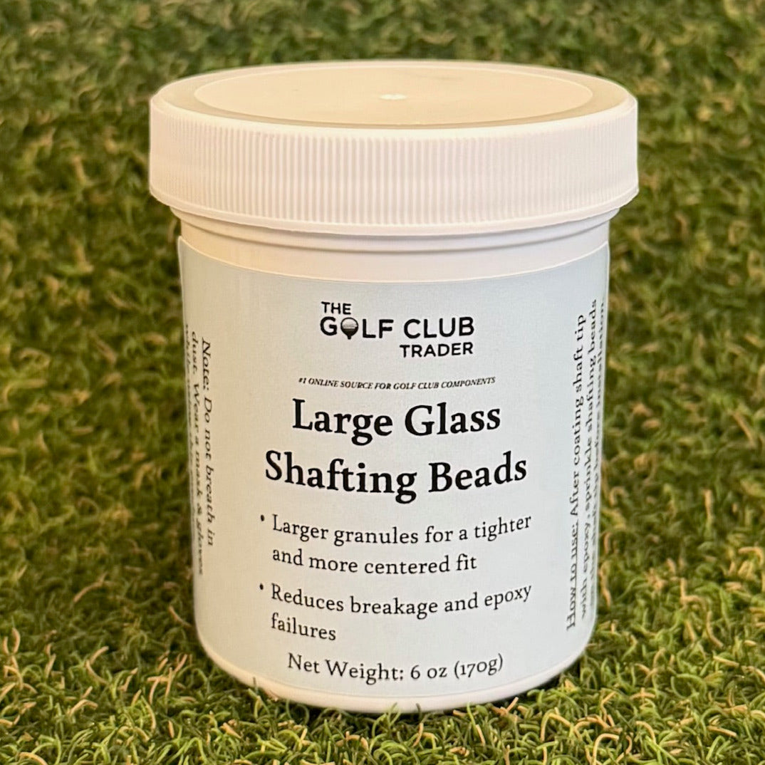 Large Glass Shafting Beads - 6oz Bottle