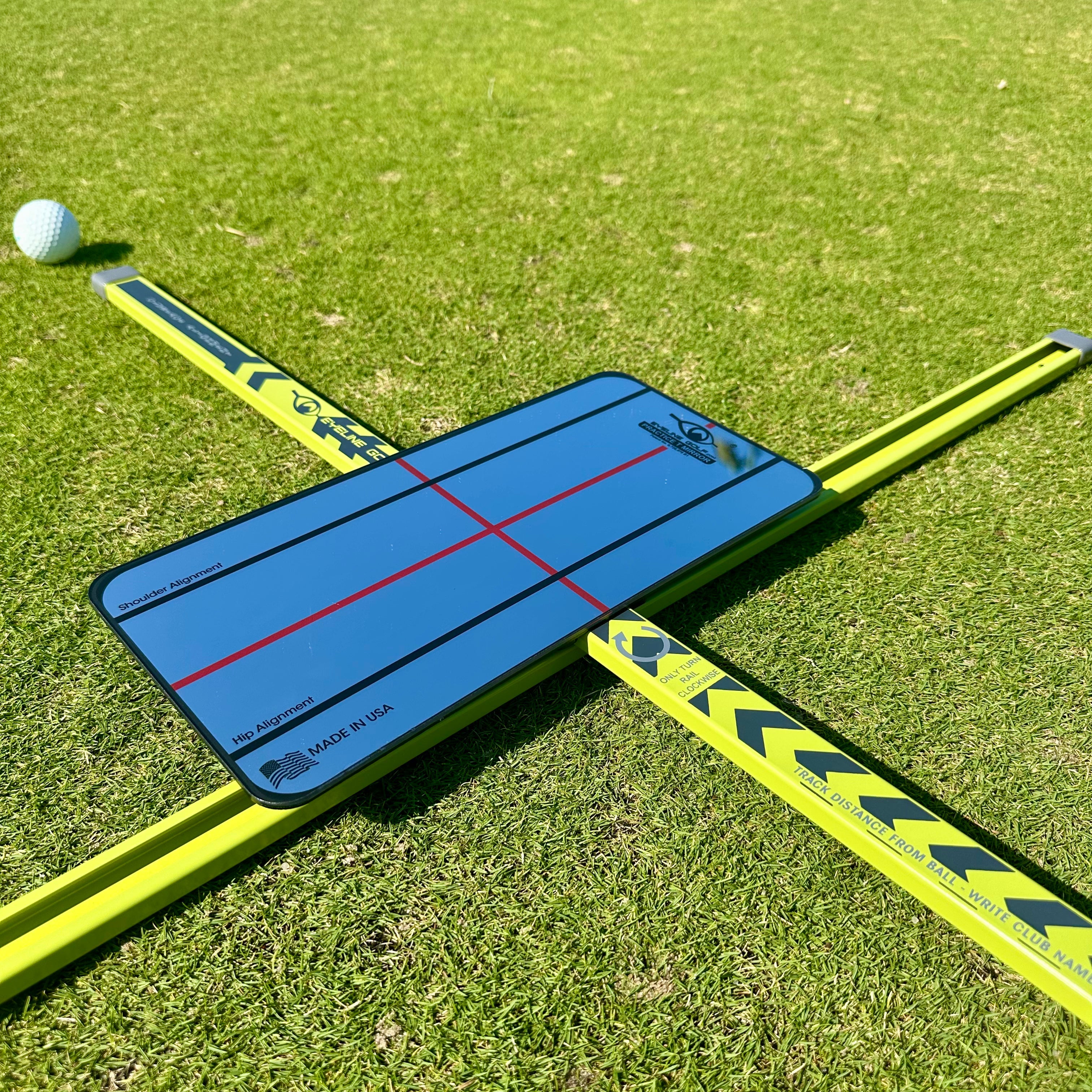 Practice-T Alignment & Ball Position Guide (Green)