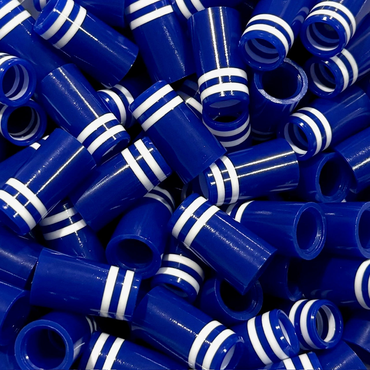 Premium Quality Iron Ferrules Blue w/ Double White Rings 1” – The Golf ...