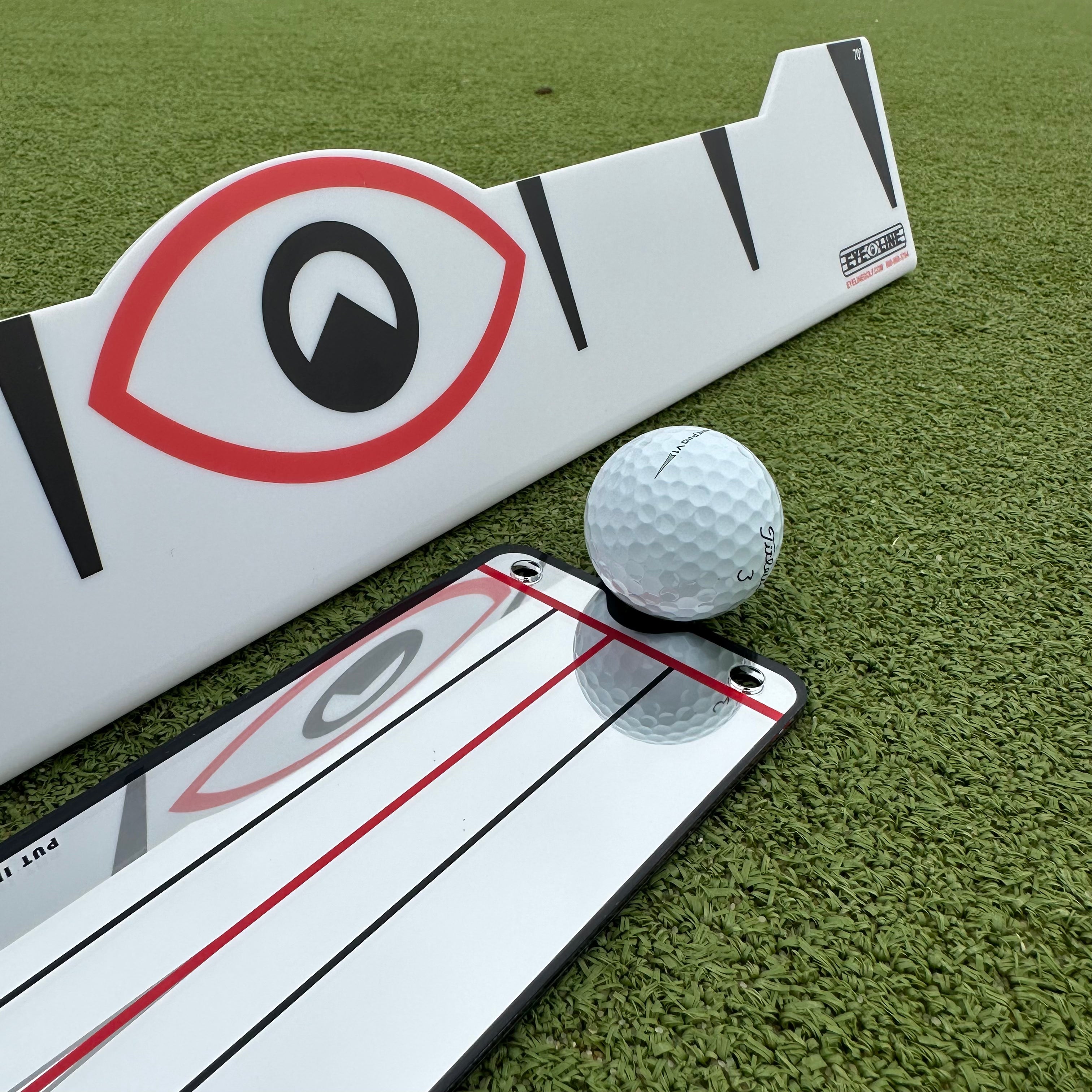 Edge Putting Rail & Quick Look Mirror Combo