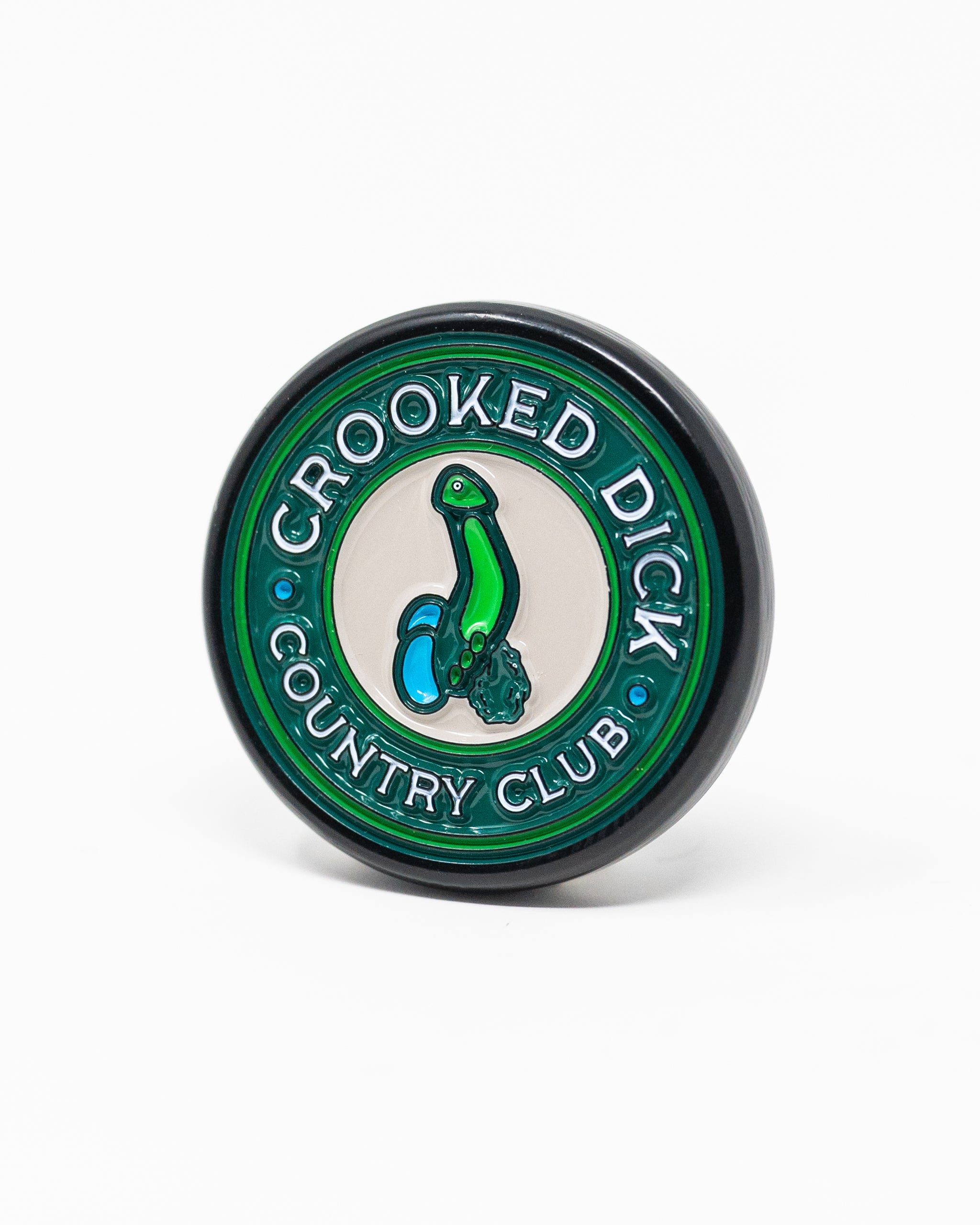 Pop Out Medallion Ball Marker - Crooked Dick