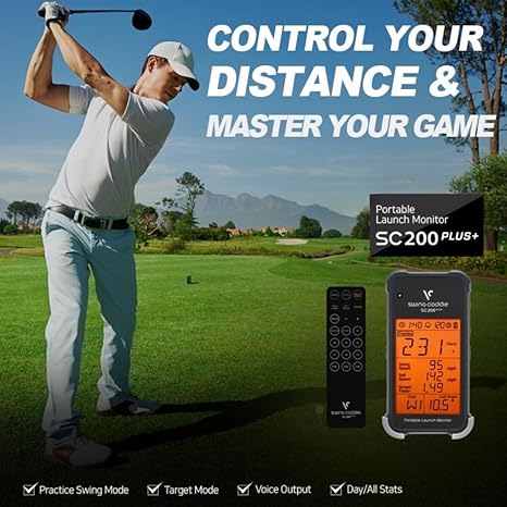 Voice Caddie Swing Caddie SC200 Plus Golf Launch Monitor