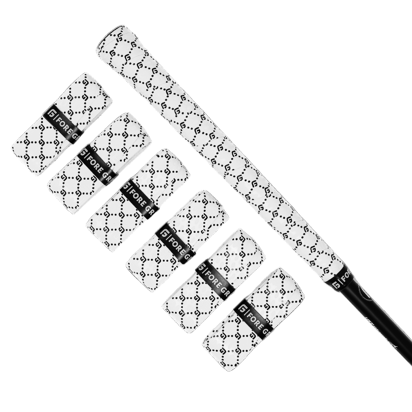 Fore Grips White FG Print Golf Grip Wrap