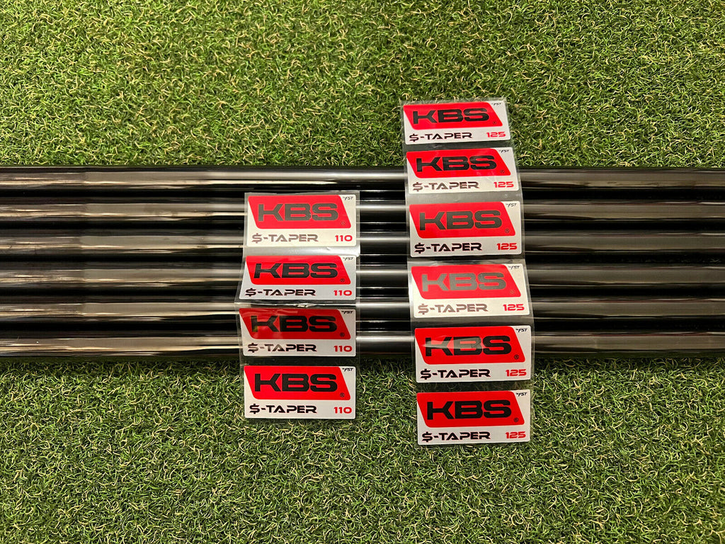 KBS Tour $-Taper Shaft - Black PVD (Bundle Set of 8x Shafts