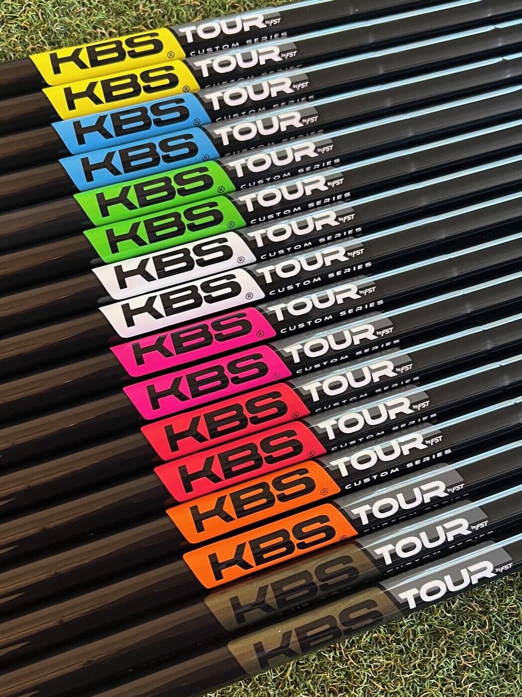 KBS Tour Custom Series Black Pearl Wedge Shafts Pointe conique .355