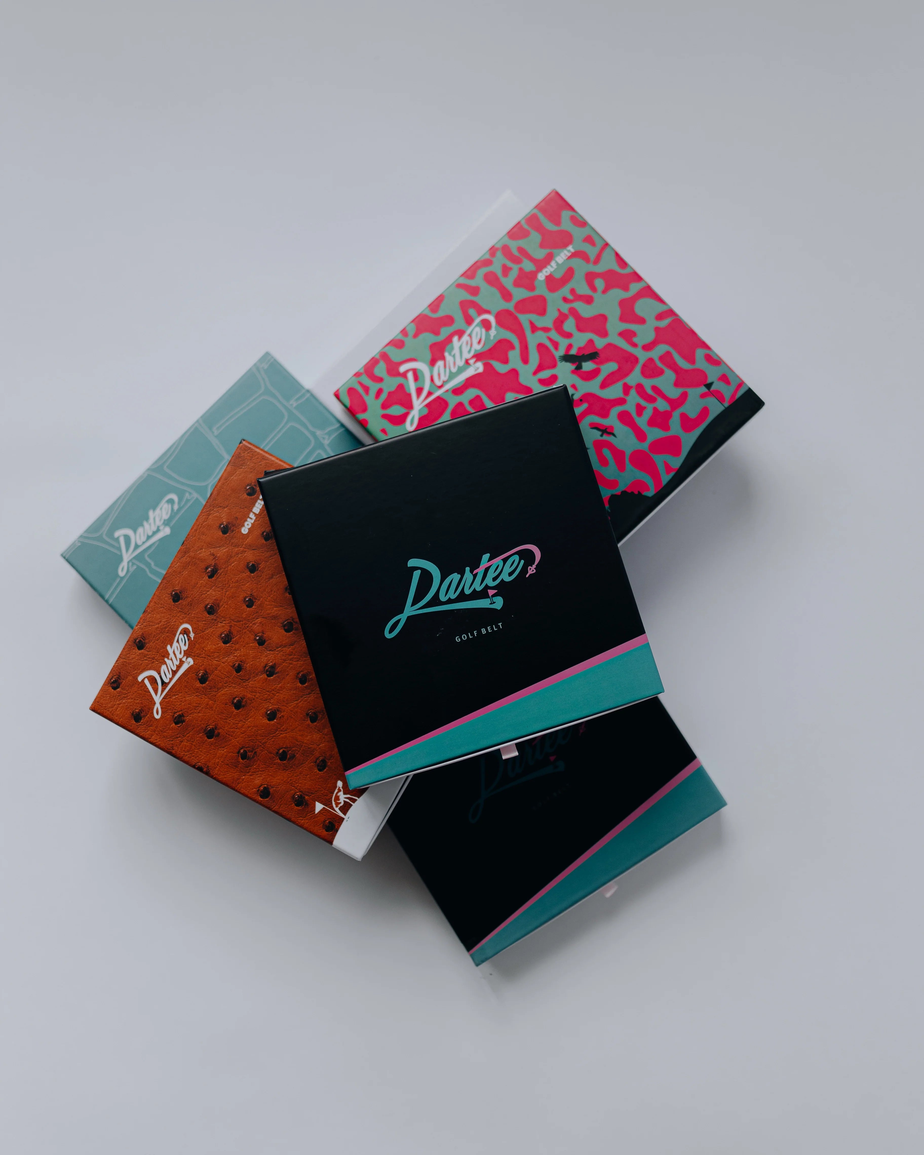 Dartee Golf Brown Braid Belt