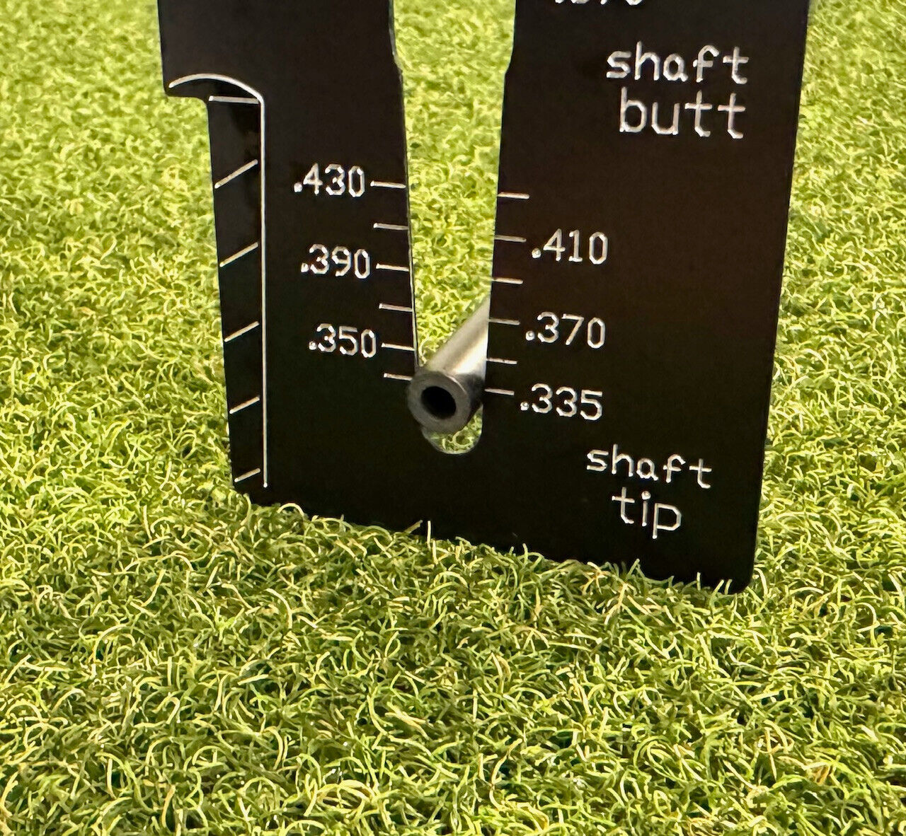 Golf Mechanix Grip And Shaft Tip Dimensioning Combination Gauge