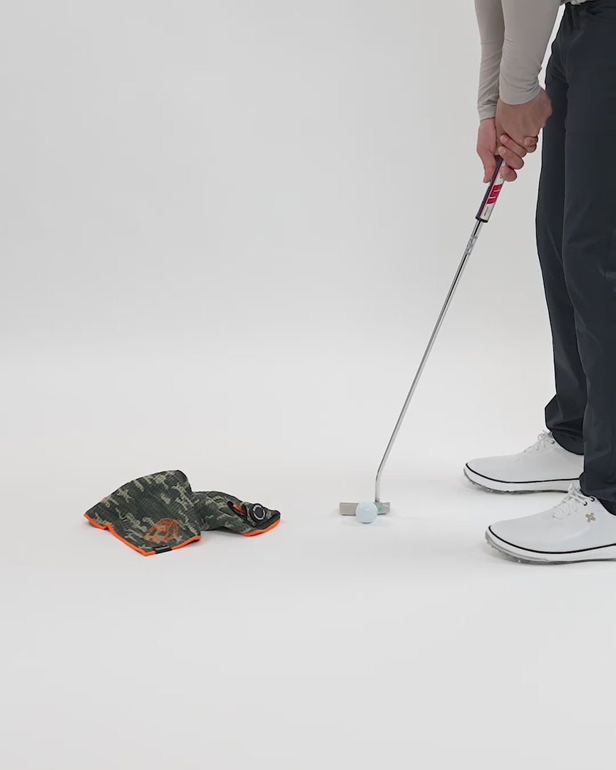 Ghost Golf Magnetic Camo Towel - Greenside