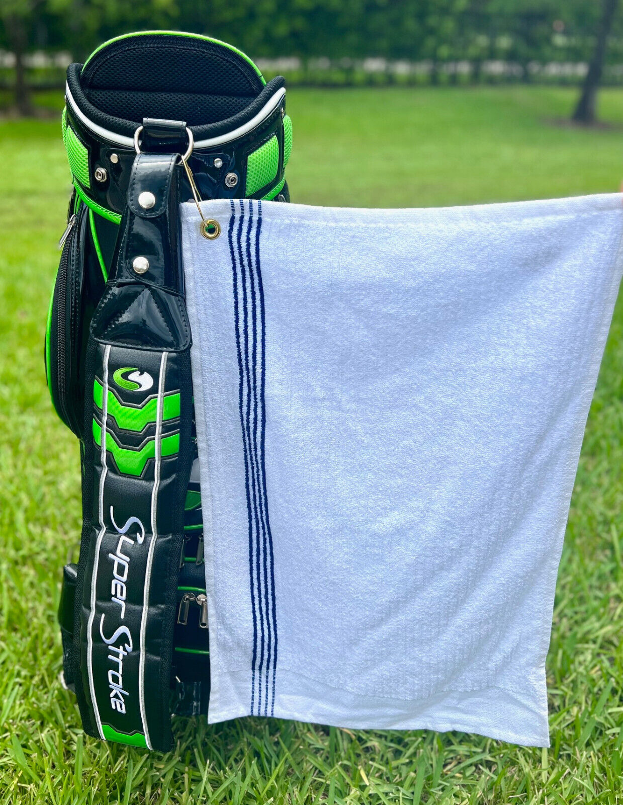 Grande serviette de caddie de golf de 22 po x 44 po
