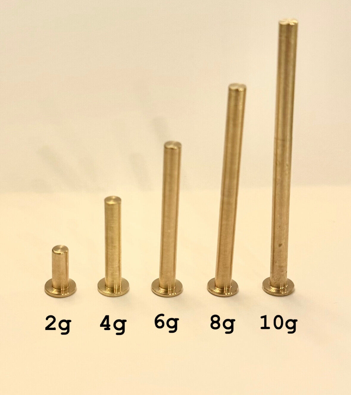 Brass Tip Weight Plugs for Woods & Irons