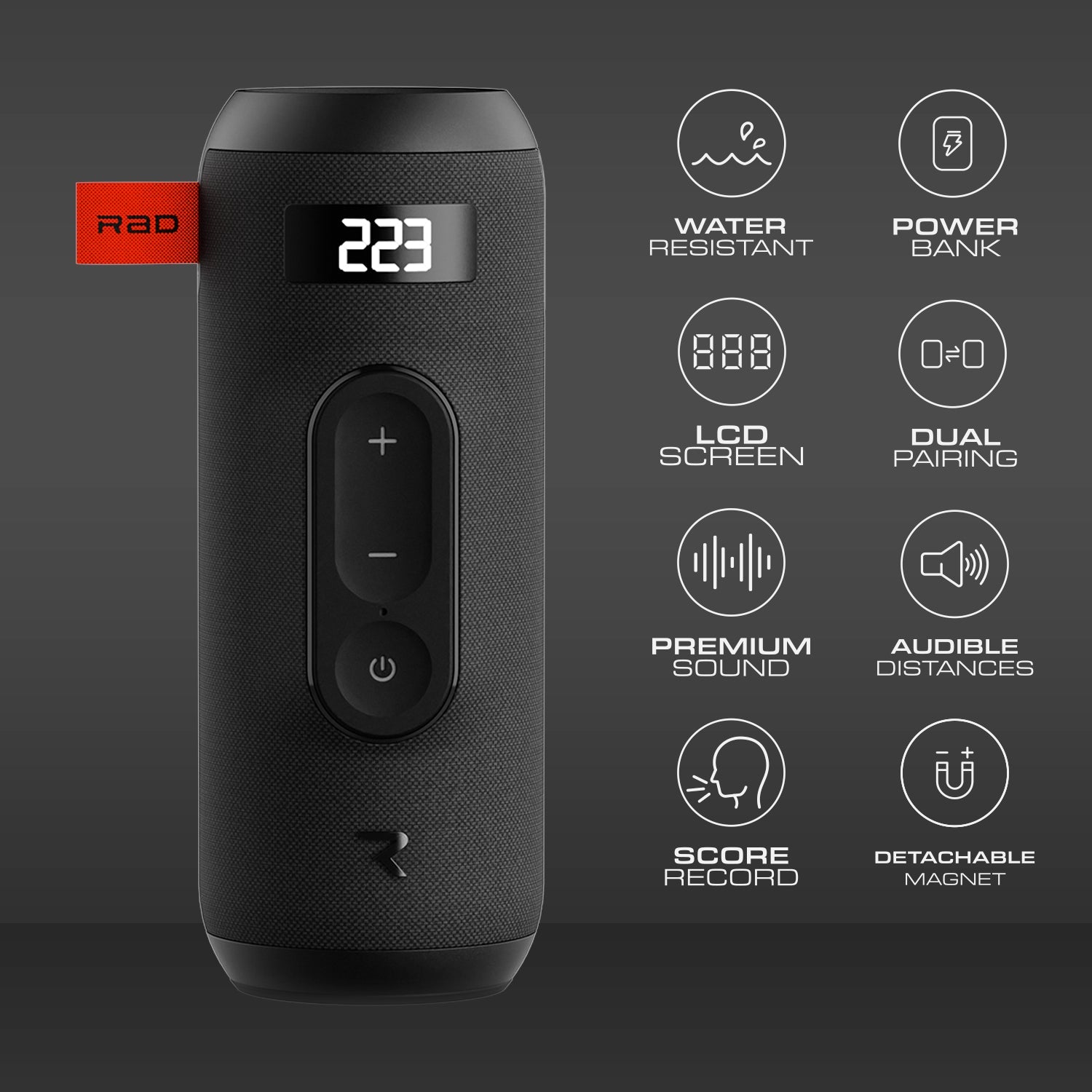 Rad Golf SOUND+ GPS Golf Speaker