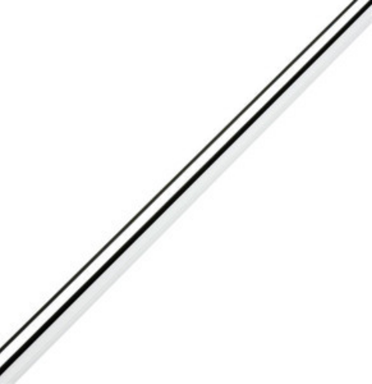 Arbre de putter droit en continu noir mat / chrome .355 - Compatible avec Scotty Cameron 35"