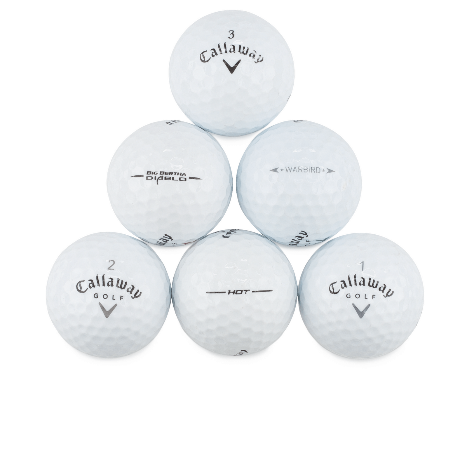 Used Callaway Mix Golf Balls - 1 Dozen