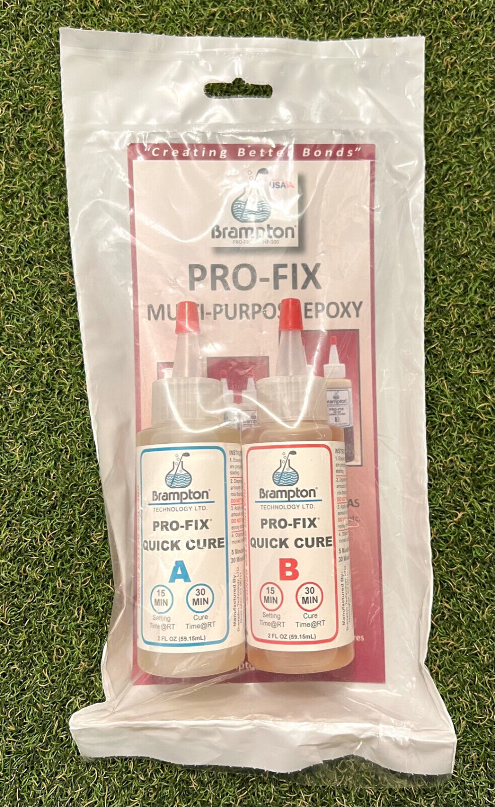 Brampton Pro-Fix Quick Cure Golf Shafting Epoxy – Wählen Sie die Größe