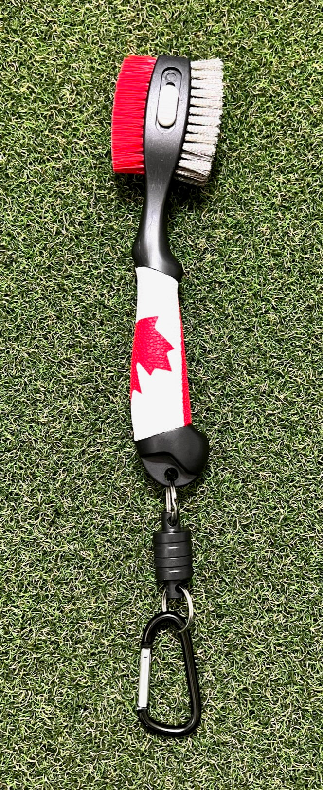 Premium Golf Club Cleaning Brush w/ Magnetic Release - USA / Canada