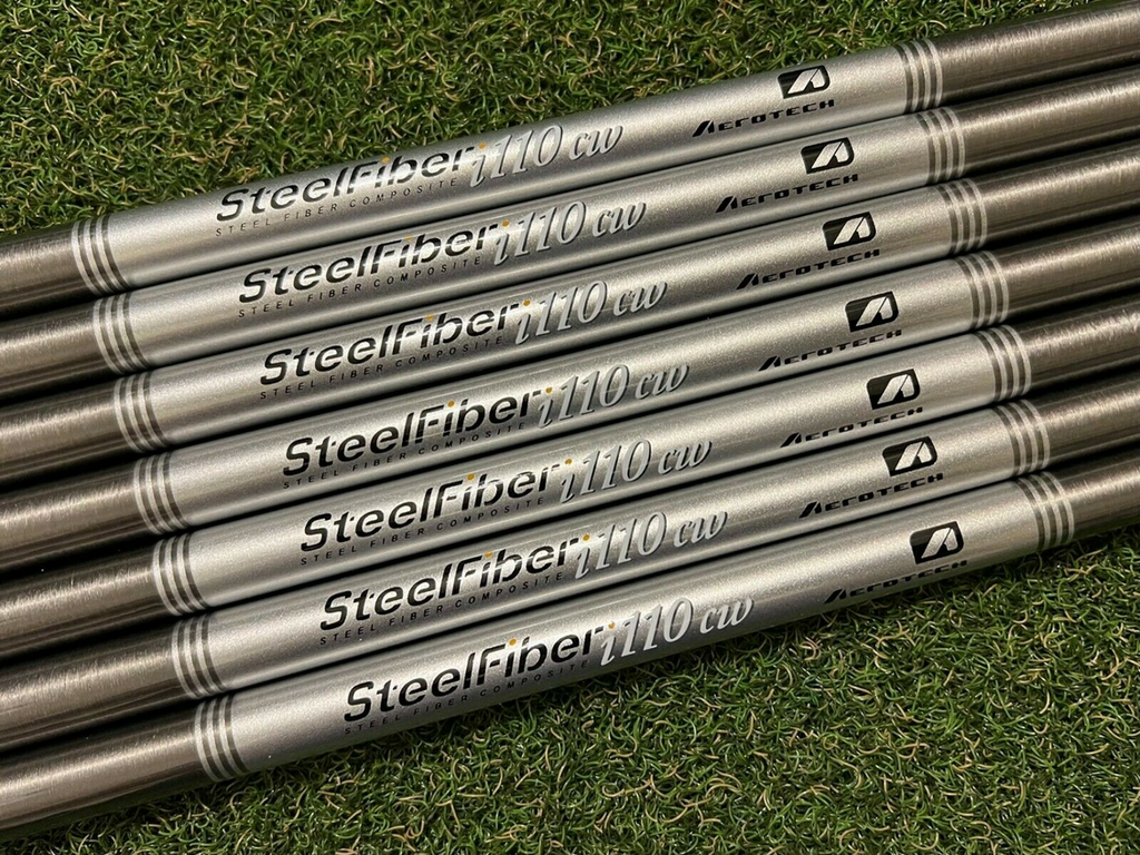 Mitsubishi SteelFiber i110 ct シャフト 6本セット Aerotech Steelfiber i110 Graphite Iron Shaft .370