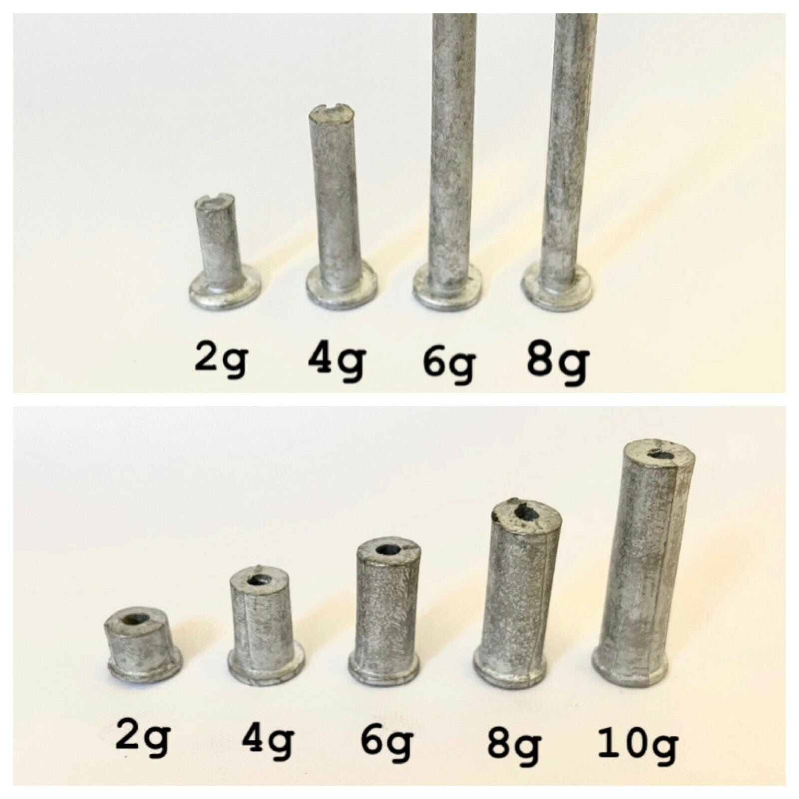 Lead Tip Weight Plugs for .335 Woods & .355 Irons - 2g 4g 6g 8g 10g - The Golf Club Trader